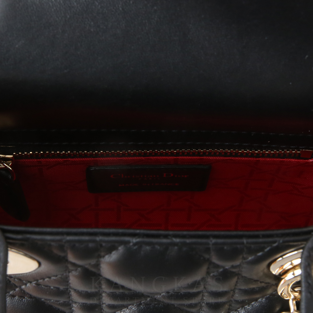 CHRISTIAN DIOR(USED)크리스찬디올 램스킨 레이디디올 미니 백